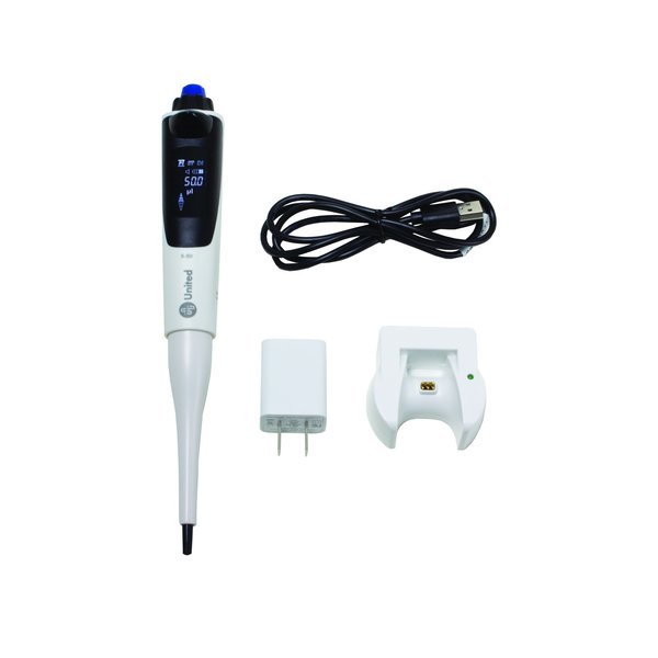 Jupiter Electronic Pipette 5 - 50 uL, United Scientific, Mfr#: UNEPV0050-P